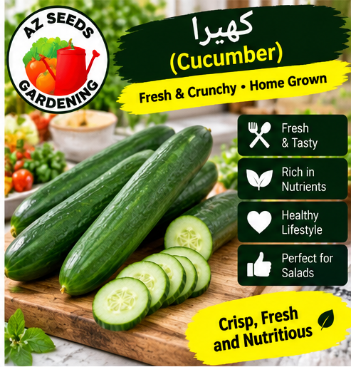 Cucumber Seeds – F1 Hybrid | WINTER / SUMMER | کھیرا